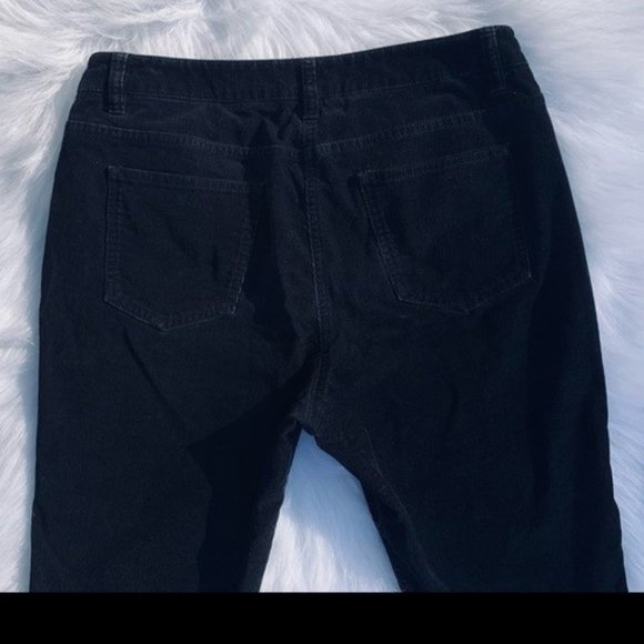 Boden Black High Rise Slim Straight Corduroy Jeans - Picture 3 of 5